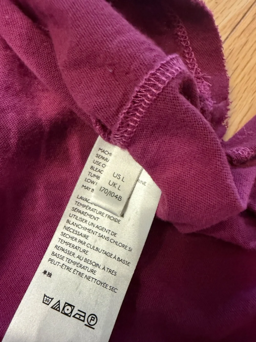 Free People We The Free Tie Dye Tunic Dress Wine/Pink Size Large